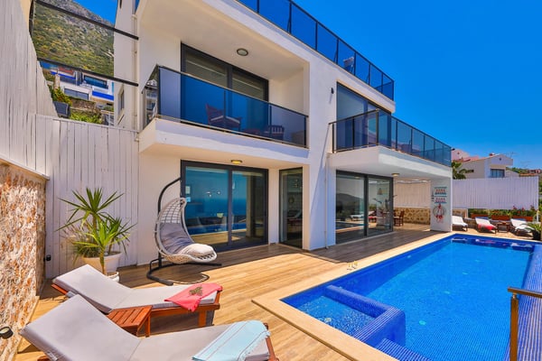 Villa Pathos, Kalkan Bölgesinde, 3 Odalı, Deniz Manzaralı Villa 1