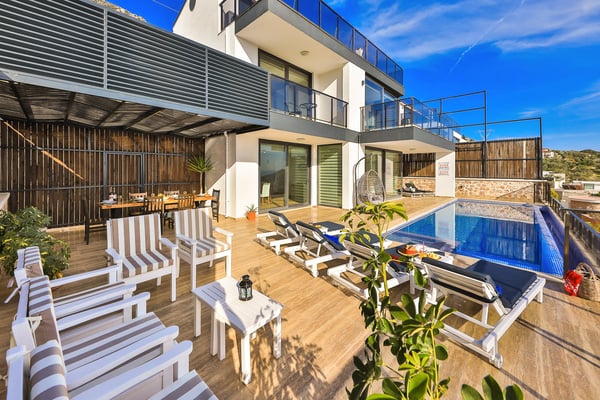 Villa Hatır, Kalkan Bölgesinde, 4 Odalı, Deniz Manzaralı 1