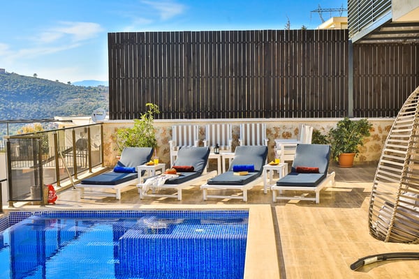 Villa Hatır, Kalkan Bölgesinde, 4 Odalı, Deniz Manzaralı 3