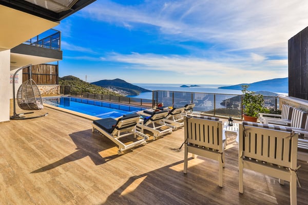 Villa Hatır, Kalkan Bölgesinde, 4 Odalı, Deniz Manzaralı 3