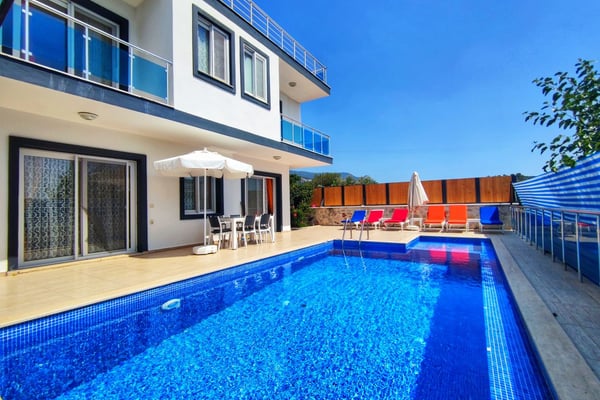 Villa Simena Duo, Kalkan Bölgesinde, Üç Odalı, Doğa İçerisinde Korunaklı 2