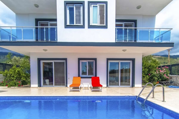 Villa Simena Duo, Kalkan Bölgesinde, Üç Odalı, Doğa İçerisinde Korunaklı 3