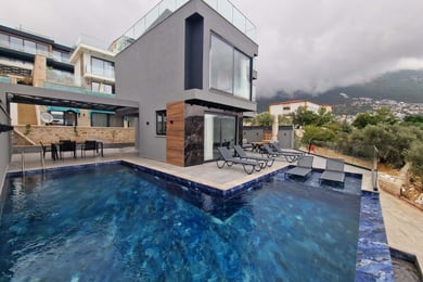 Villa Fuga, Kalkan Bölgesinde, 4 Odalı, İki Havuzlu ve Saunalı 1
