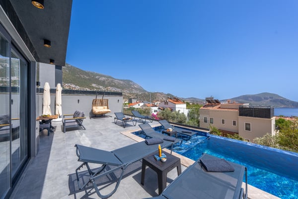 Villa Fuga-2, Kalkan Bölgesinde, 4 Odalı, Deniz Manzaralı 2