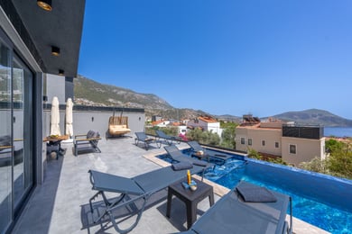 Villa Fuga-2, Kalkan Bölgesinde, 4 Odalı, Deniz Manzaralı 2