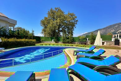 Villa Liya, Korunaklı Havuzlu, Markete Yakın, Şömineli Villa 3