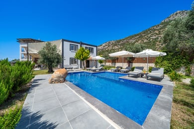 Villa Alkinoos, Kalkan Bölgesinde, 3 Odalı, Jakuzili, Korunaklı Havuzlu Villa 3