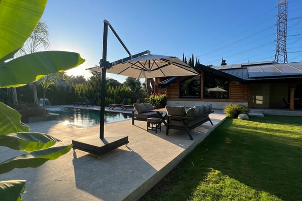 Villa Kayın, Kepez Bölgesinde, 4 Odalı, Saunalı, Lüks Rustik Villa 3