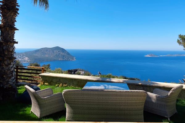 Villa Neşe-2, Kalkan Bölgesinde, Deniz Manzaralı, Üç Odalı ve Özel Havuzlu 2