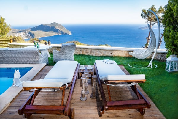 Villa Neşe-2, Kalkan Bölgesinde, Deniz Manzaralı, Üç Odalı ve Özel Havuzlu 3