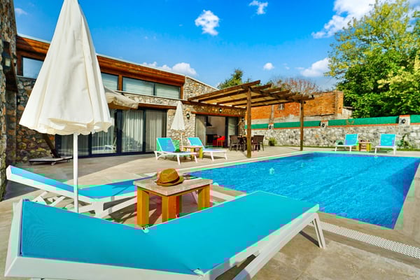 Villa Peter, Fethiye Bölgesinde, Üç Odalı, Jakuzili, Korunaklı Villa 2