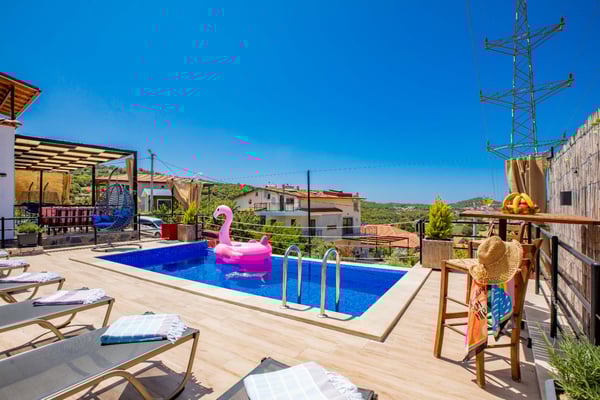 Villa Mayi, Kaş Bögesinde, Üç Odalı, Korunaklı Villa 2