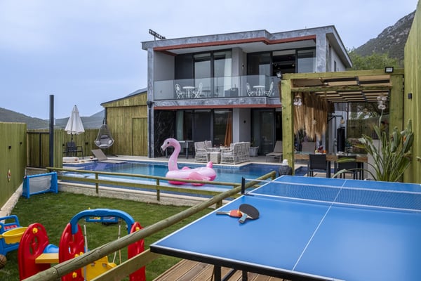 Villa Atropos, Kaş Bölgesinde, 3 Odalı, Jakuzili, Muhafazakar Villa 1