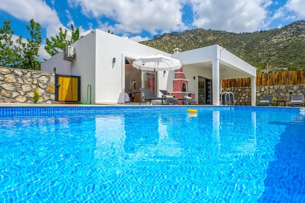 Villa South, Kalkan Bölgesinde, İki Odalı, Özel Havuzlu, Korunaklı Villa 1