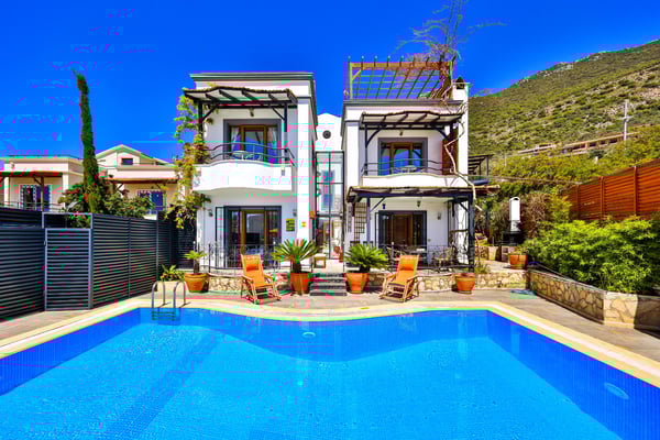 Villa Diego, Kalkan Bölgesinde, 4 Odalı, Deniz Manzaralı Villa 3