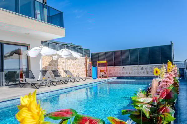 Villa Lokma-2, Kalkan Bölgesinde, İki Odalı, Korunaklı Havuzlu 3