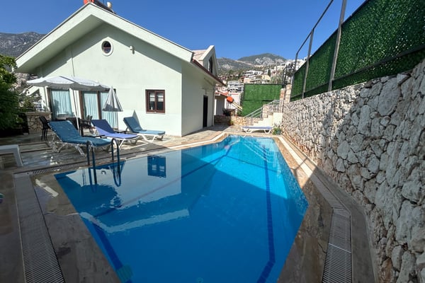 Villa Mystery, Kalkan Bölgesinde, 3 Odalı, Korunaklı Havuzlu, Merkezde Villa 1