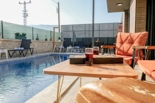 Villa Heva-1, Kaş Bölgesinde, Jakuzili ve 3 Odalı 3
