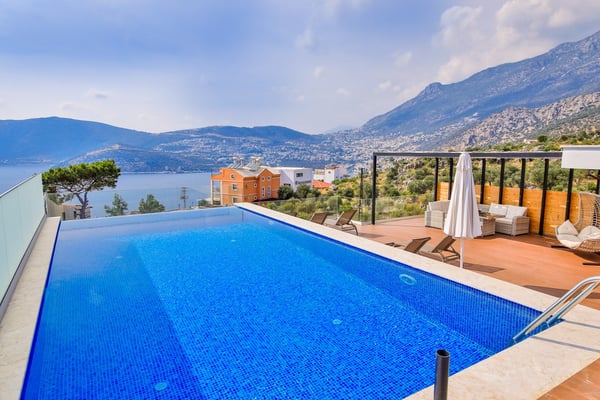 Villa Edalı, Kalkan Bölgesinde, Üç Odalı, Deniz Manzaralı 3