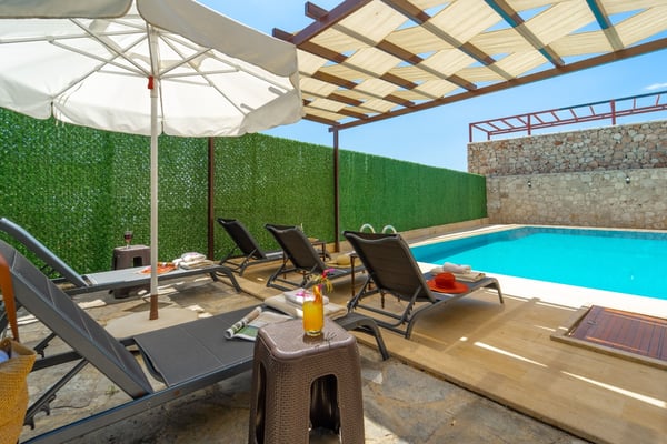 Villa Kalo, Kalkan Bölgesinde, Beş Odalı, Deniz Manzaralı Villa 2