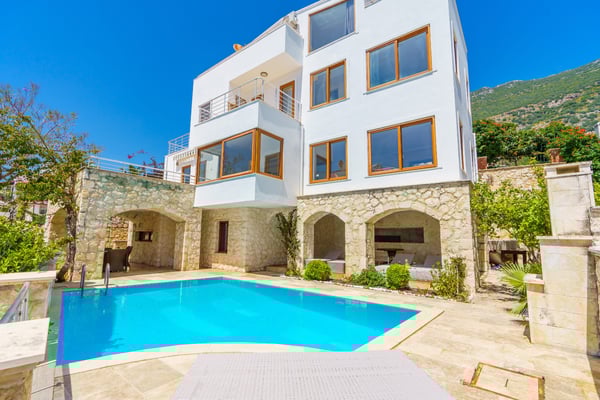 Villa Touch, Kalkan Bölgesinde, Dört Odalı, Deniz Manzaralı Villa 1