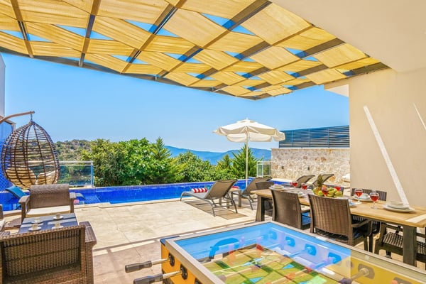 Villa Jared, Kalkan Bölgesinde, Üç Odalı, Korunaklı Havuzlu, Jakuzili Villa 3