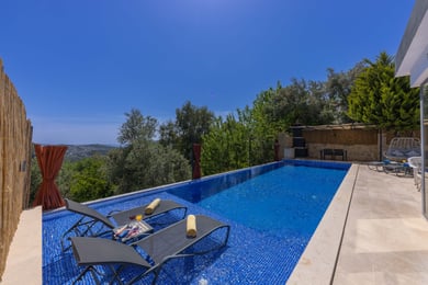 Villa Kabare Duo, Kalkan Bölgesinde, 5 Kişilik, Isıtmalı Havuzlu 2