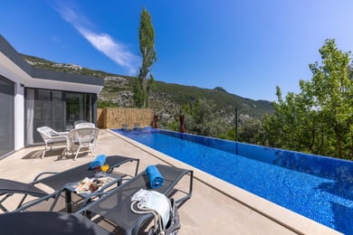 Villa Kabare Duo, Kalkan Bölgesinde, 5 Kişilik, Isıtmalı Havuzlu 3