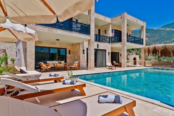 Villa Eloura, Kalkan Bölgesinde, Üç Odalı, Denize Yakın Lüks Villa 1
