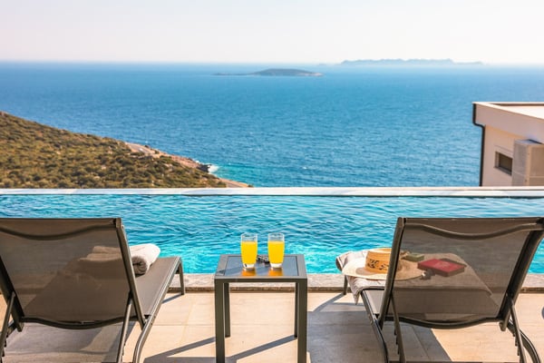 Villa Verona-2, Kaş Bölgesinde, Beş Odalı, Deniz Manzaralı Lüks Villa 3