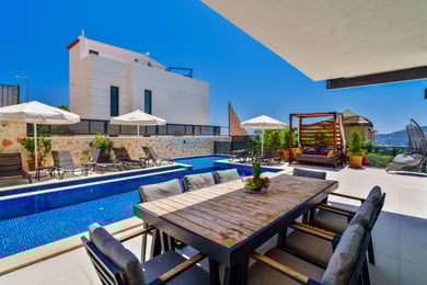 Villa Dessa, Kalkan'da, Hamam, Sauna ve Deniz Manzaralı Lüks Villa 3