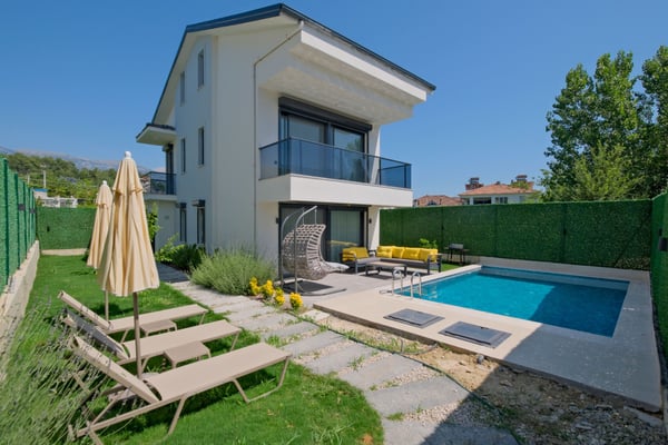 Villa Bart-1, Fethiye Bölgesinde, Üç Odalı, Jakuzili Villa 1