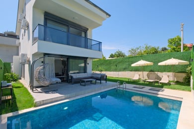 Villa Bart-2, Fethiye Bölgesinde, Üç Odalı, Jakuzili Villa 1