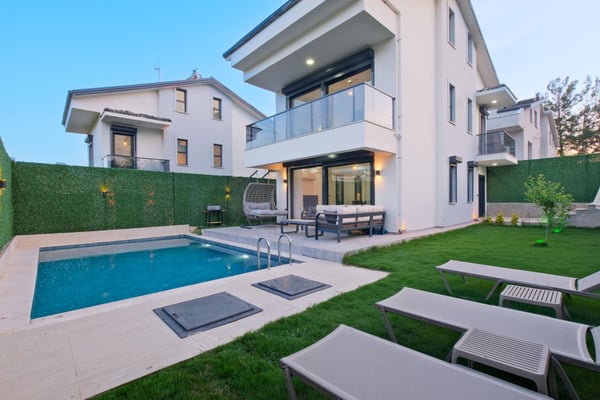 Villa Bart-2, Fethiye Bölgesinde, Üç Odalı, Jakuzili Villa 3