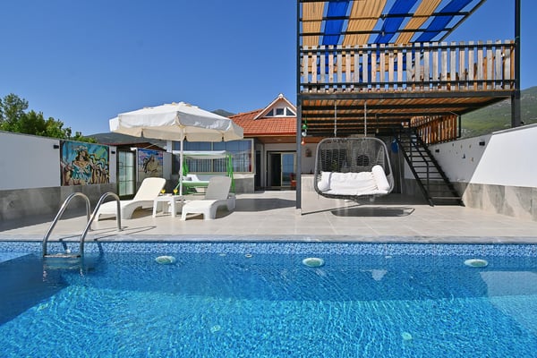 Villa Bean, Kalkan Bölgesinde, İki Odalı, Jakuzili, Korunaklı Balayı Villası 1