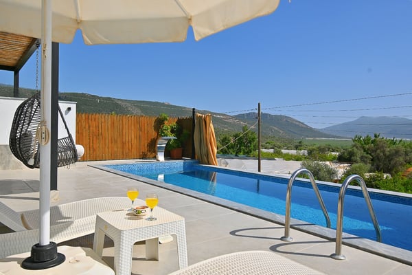 Villa Bean, Kalkan Bölgesinde, İki Odalı, Jakuzili, Korunaklı Balayı Villası 2
