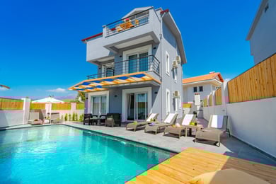 Villa Licia-1, Fethiye Bölgesinde, Üç Odalı, Jakuzili ve Saunalı Villa 1