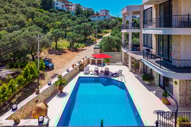 Villa Yeşillik, Kalkan Bölgesinde, Üç Odalı, Doğa İçerisinde Lüks Villa 3