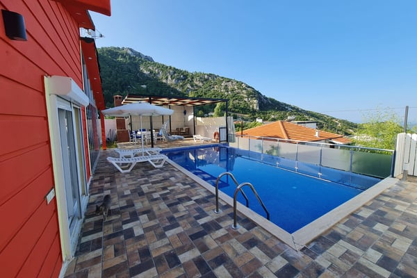 Villa Mine-2, Kalkan Bölgesinde, İki Odalı, Balayına Uygun Villa 1