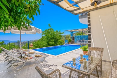 Villa Poseidon, Deniz Manzaralı & Jakuzi, 2 Odalı 2