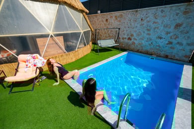Villa Tatiana Dome, Kalkan Bölgesinde, 2 Odalı, Glamping 2