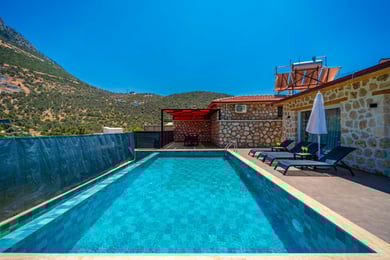 Villa Nisi, Jakuzi & Sauna, Korunaklı 2 Odalı 3