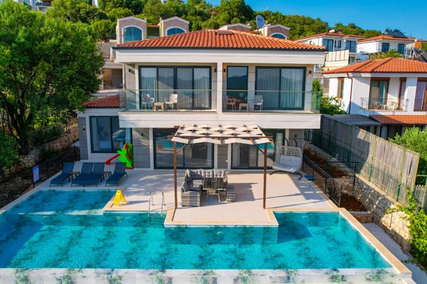 Villa Abba-1, Kaş Bölgesinde, Üç Süit Odalı, Özel Havuzlu Villa 1