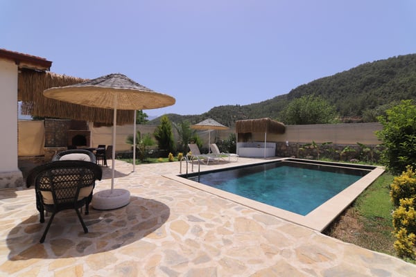 Villa Sandoz, Fethiye Bölgesinde, Jakuzili, Kayaköy Balayı Villası 3