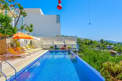 Villa Fabius, Kalkan Bölgesinde, 3 Odalı, Jakuzili, Korunaklı Villa 2