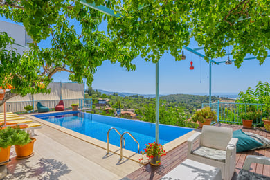 Villa Fabius, Kalkan Bölgesinde, 3 Odalı, Jakuzili, Korunaklı Villa 3