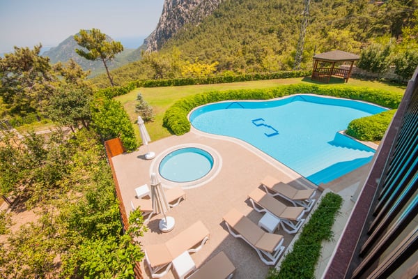 Villa Şato, İki Ayrı Havuzlu, Jakuzili, Gün Batımı Manzaralı 1