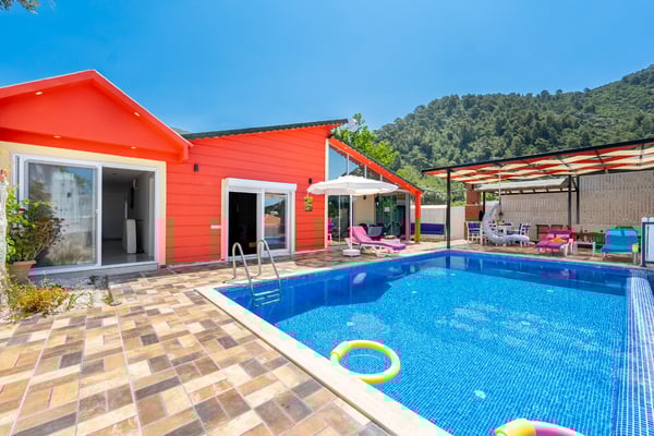 Villa Mine-2, Kalkan Bölgesinde, İki Odalı, Balayına Uygun Villa 1