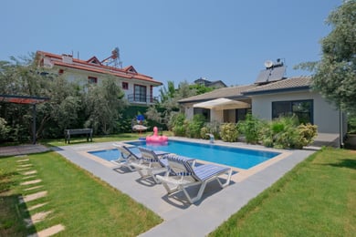 Villa Kozan, Fethiye Bölgesinde, İki Odalı, Doğa İçerisinde, Saunalı, Havuzlu Villa 1