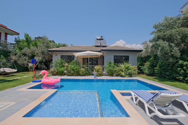 Villa Kozan, Fethiye Bölgesinde, İki Odalı, Doğa İçerisinde, Saunalı, Havuzlu Villa 3